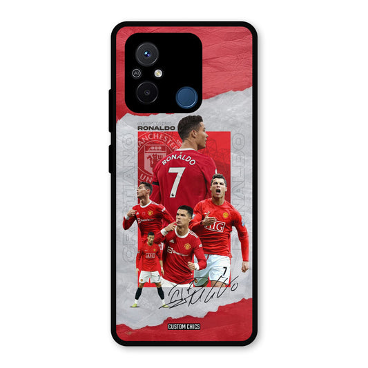 Ronaldo Autograph Redmi 12c Mobile Back Cover - Sports PrintShield Case