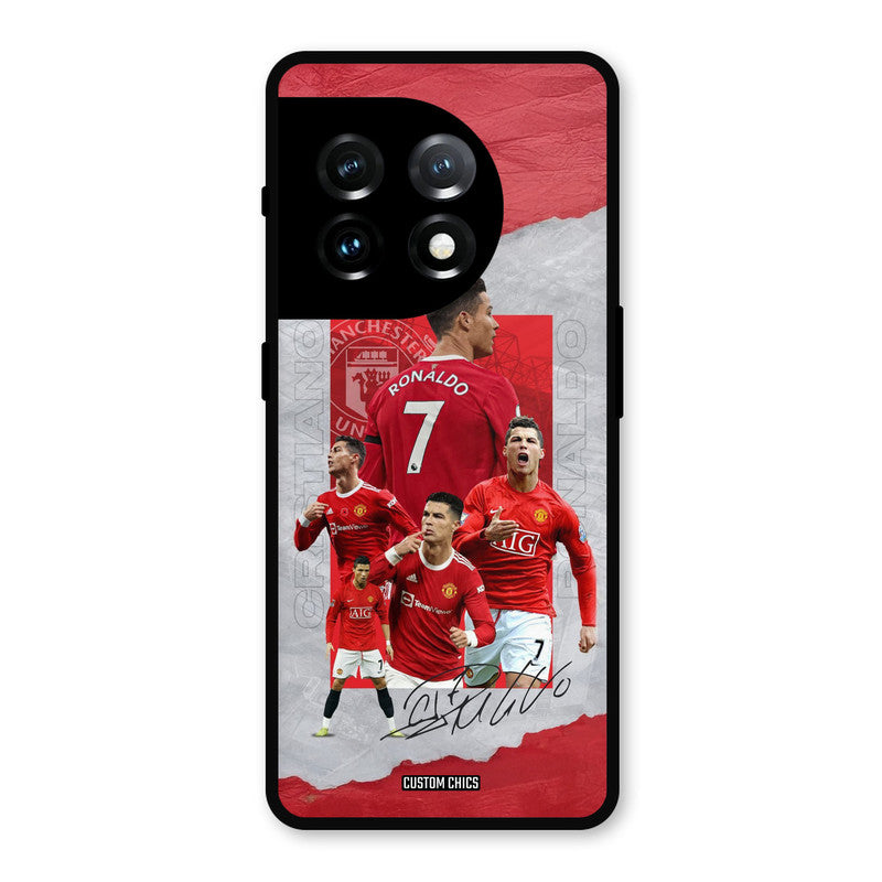Ronaldo Autograph OnePlus 11 Mobile Back Cover - Sports PrintShield Case