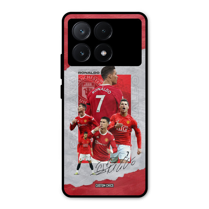 Ronaldo Autograph Poco X6 Pro Mobile Back Cover - Sports PrintShield Case