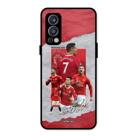 Ronaldo Autograph OnePlus Nord 2 5G Mobile Back Cover - Sports PrintShield Case