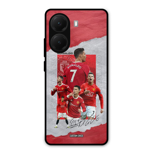 Ronaldo Autograph Poco X7 Pro Mobile Back Cover - Sports PrintShield Case