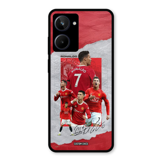 Ronaldo Autograph Realme 10 Mobile Back Cover - Sports PrintShield Case