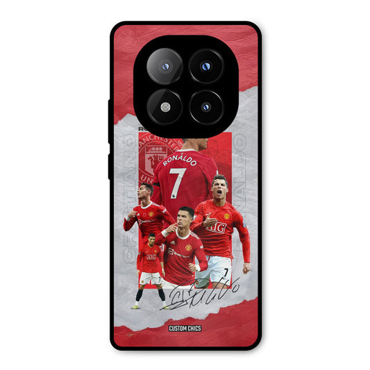 Ronaldo Autograph Redmi Note 14 Pro Plus 5G Mobile Back Cover - Sports PrintShield Case