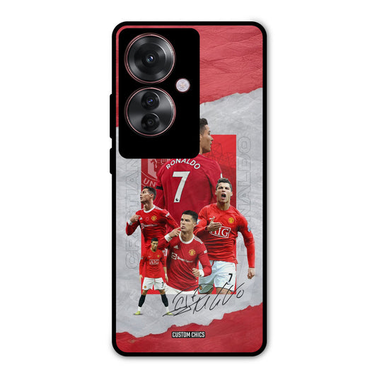 Ronaldo Autograph Oppo F25 Pro Mobile Back Cover - Sports PrintShield Case
