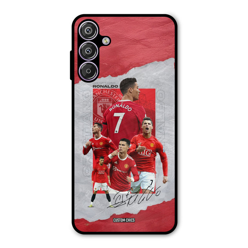 Ronaldo Autograph Samsung Galaxy F15 Mobile Back Cover - Sports PrintShield Case