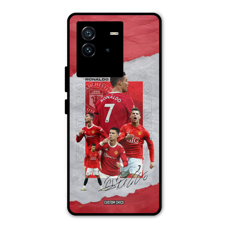 Ronaldo Autograph iQOO Neo 6 5G Mobile Back Cover - Sports PrintShield Case