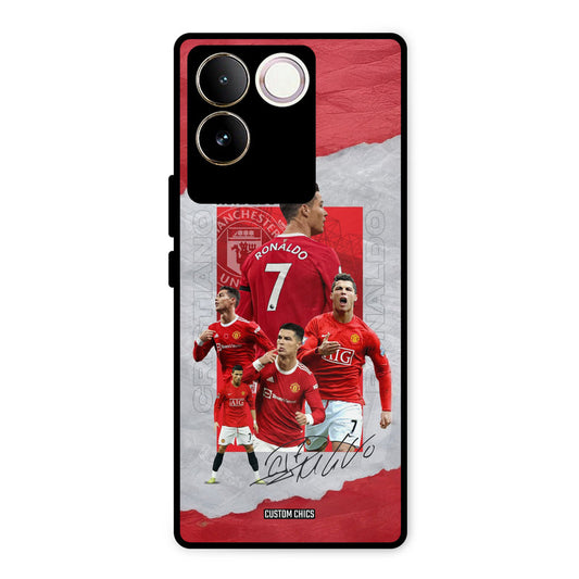 Ronaldo Autograph iQOO Z7 Pro Mobile Back Cover - Sports PrintShield Case