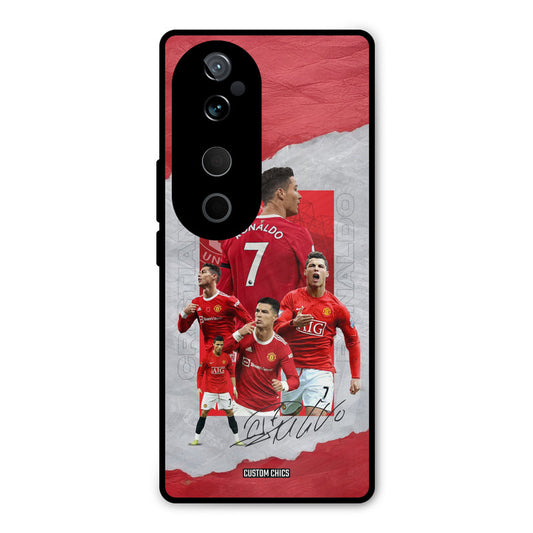 Ronaldo Autograph Vivo V40 Mobile Back Cover - Sports PrintShield Case