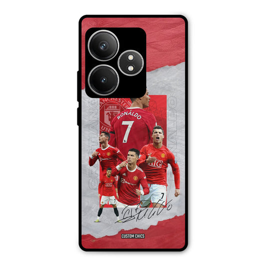 Ronaldo Autograph Realme GT 6T Mobile Back Cover - Sports PrintShield Case