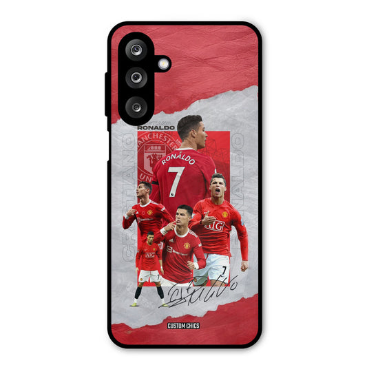 Ronaldo Autograph Samsung Galaxy M36 Mobile Back Cover - Sports PrintShield Case