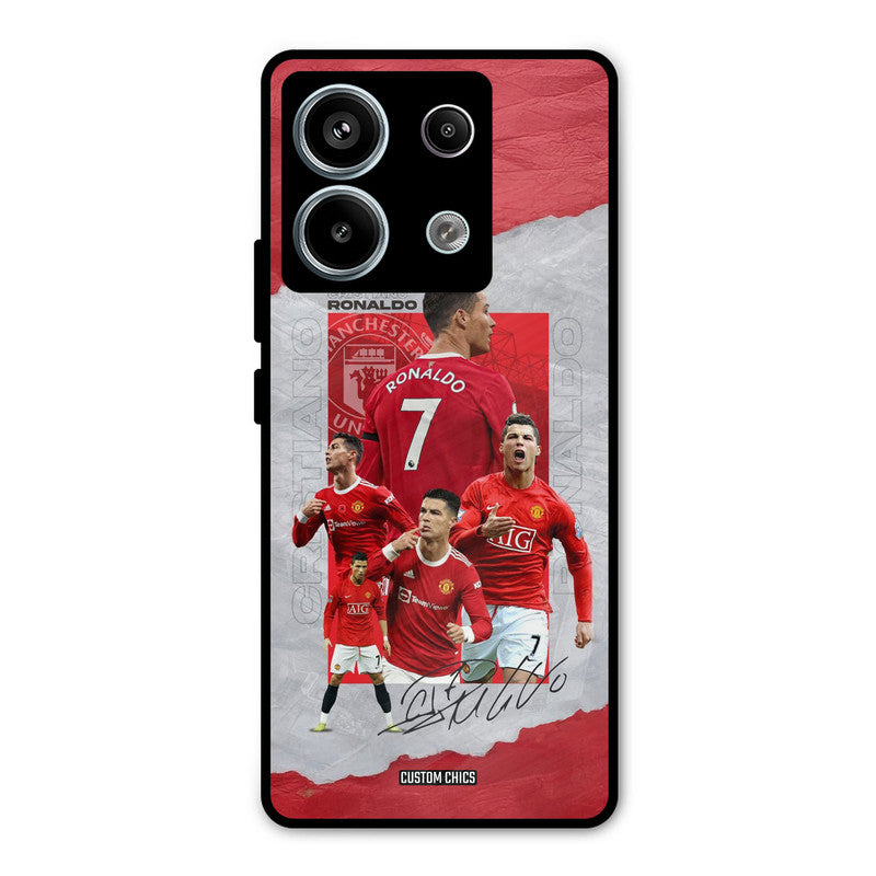 Ronaldo Autograph Redmi Note 13 Pro 5G Mobile Back Cover - Sports PrintShield Case