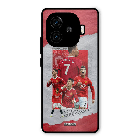 Ronaldo Autograph iQoo Neo 10R Mobile Back Cover - Sports PrintShield Case
