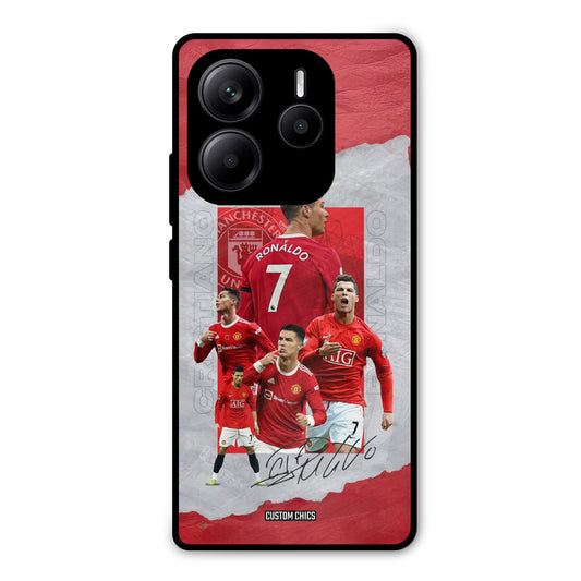 Ronaldo Autograph Redmi Note 14 Mobile Back Cover - Sports PrintShield Case
