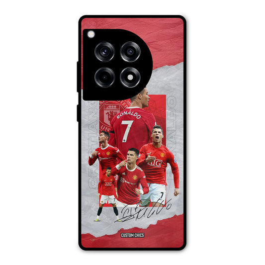 Ronaldo Autograph OnePlus 12R Mobile Back Cover - Sports PrintShield Case