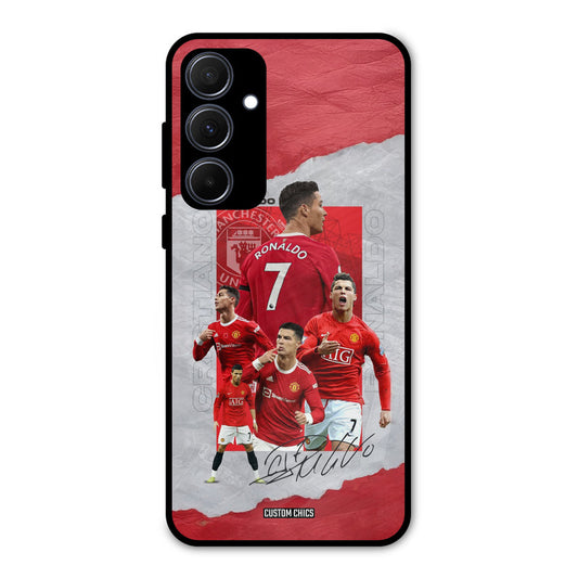 Ronaldo Autograph Samsung Galaxy A35 5G Mobile Back Cover - Sports PrintShield Case