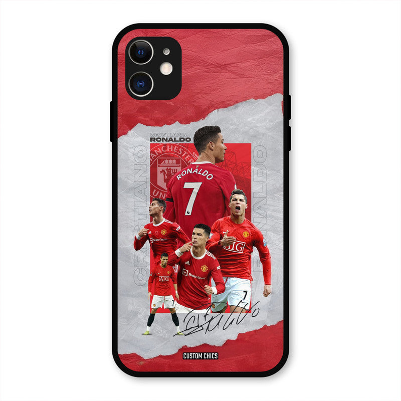 Ronaldo Autograph  iPhone 11 Mobile Back Cover - Sports PrintShield Case