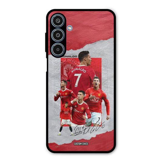 Ronaldo Autograph Samsung Galaxy M35 5G Mobile Back Cover - Sports PrintShield Case