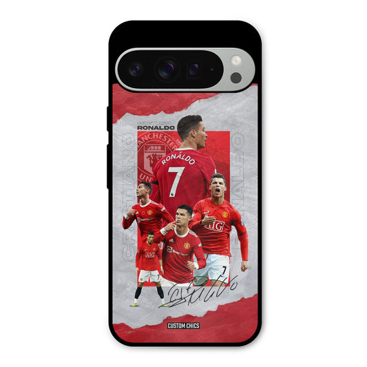 Ronaldo Comic Google Pixel 9 Pro XL Mobile Back Cover - Sports PrintShield Case