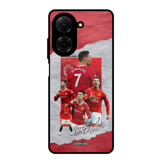 Ronaldo Autograph Poco C71 Mobile Back Cover - Sports PrintShield Case