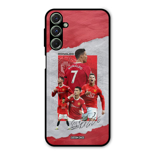 Ronaldo Autograph Samsung Galaxy M34 Mobile Back Cover - Sports PrintShield Case