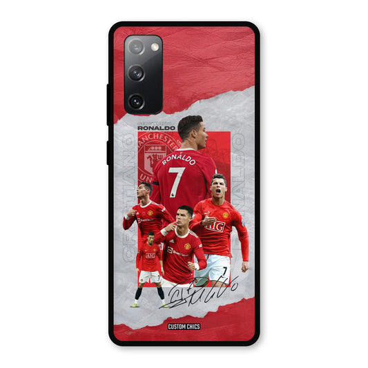 Ronaldo Autograph Samsung Galaxy S20 FE 5G Mobile Back Cover - Sports PrintShield Case