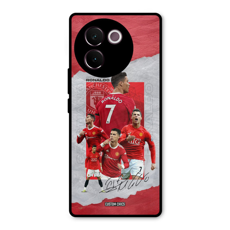 Ronaldo Autograph Vivo V30e Mobile Back Cover - Sports PrintShield Case