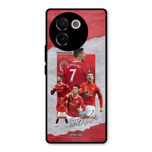 Ronaldo Autograph Vivo V30e Mobile Back Cover - Sports PrintShield Case