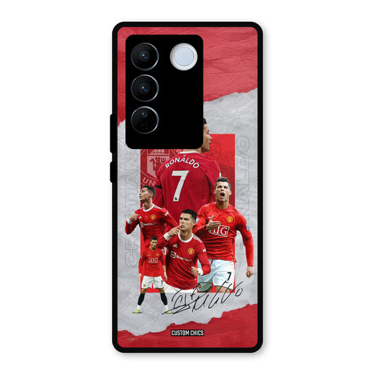 Ronaldo Autograph Vivo V27 Pro Mobile Back Cover - Sports PrintShield Case