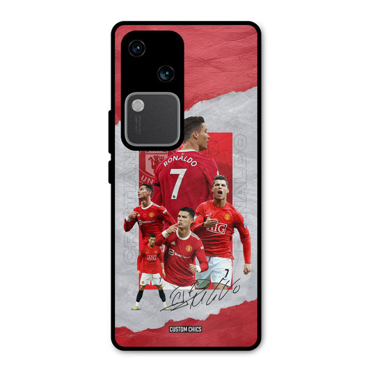 Ronaldo Autograph Vivo V30 Mobile Back Cover - Sports PrintShield Case