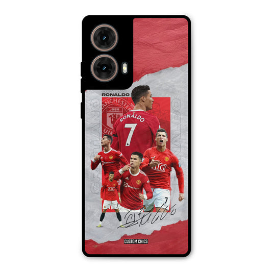 Ronaldo Autograph Moto G85 Mobile Back Cover - Sports PrintShield Case