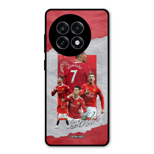 Ronaldo Autograph OnePlus 13R Mobile Back Cover - Sports PrintShield Case
