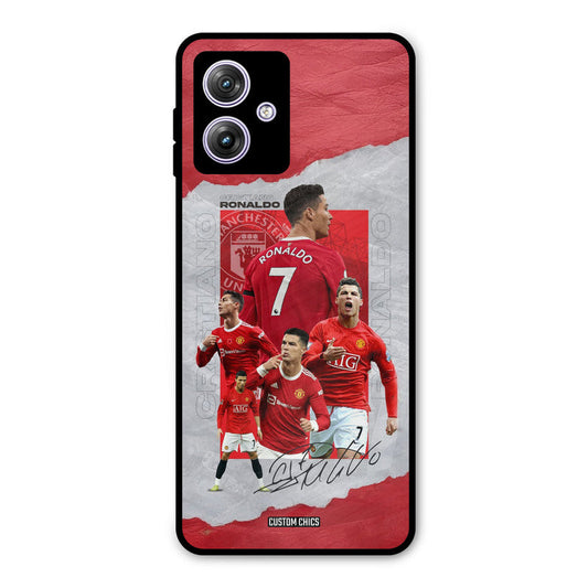 Ronaldo Autograph Moto G54 Mobile Back Cover - Sports PrintShield Case