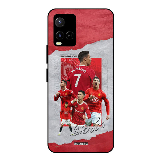 Ronaldo Autograph Vivo Y33s Mobile Back Cover - Sports PrintShield Case