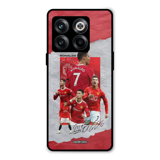 Ronaldo Autograph Oneplus 10T Mobile Back Cover - Sports PrintShield Case
