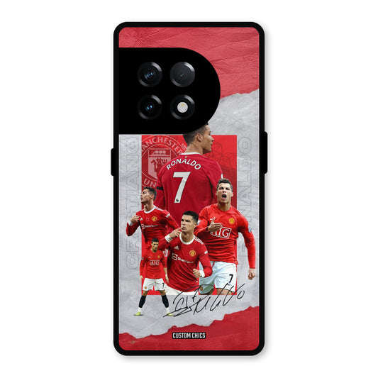 Ronaldo Autograph OnePlus 11R Mobile Back Cover - Sports PrintShield Case