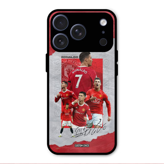 Ronaldo Autograph iPhone 17 Pro Max Mobile Back Cover - Sports PrintShield Case