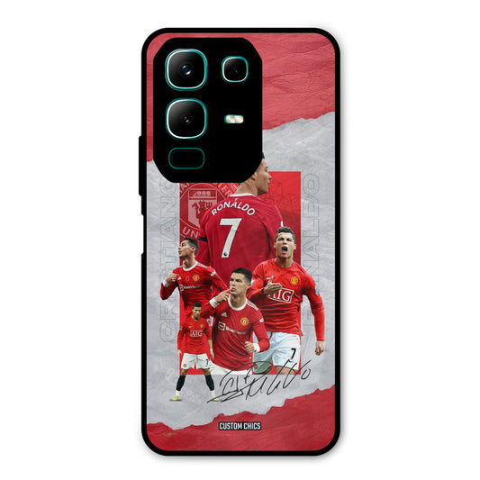 Ronaldo Autograph Infinix Note 50x Mobile Back Cover - Sports PrintShield Case
