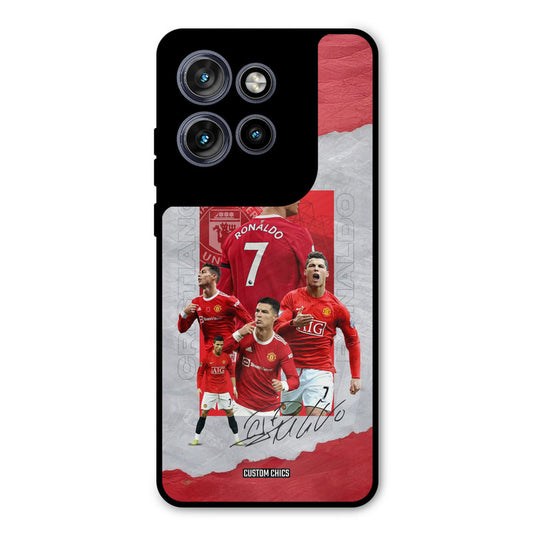 Ronaldo Autograph Motorola Edge 50 Neo Mobile Back Cover - Sports PrintShield Case