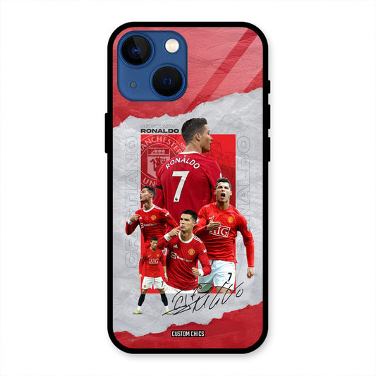 Ronaldo Autograph iPhone 13 Mini Mobile Back Cover - Sports PrintShield Case
