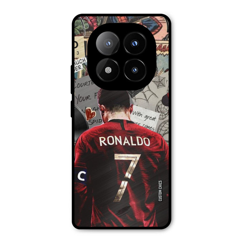 Ronaldo Comic Redmi Note 14 Pro Plus 5G Mobile Back Cover - Sports PrintShield Case