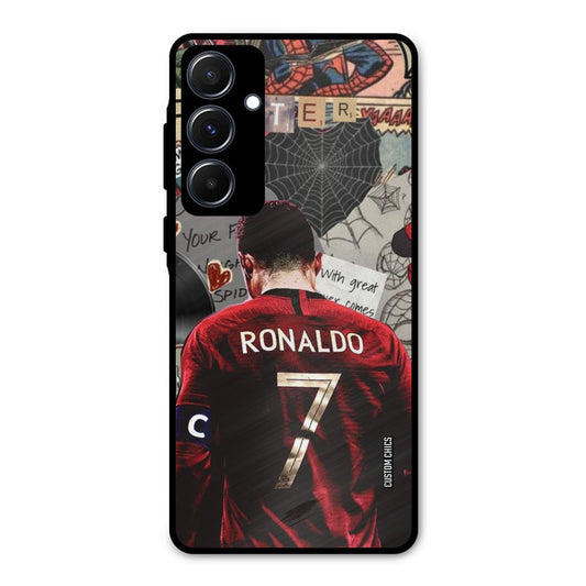 Ronaldo Comic Samsung Galaxy A55 5G Mobile Back Cover - Sports PrintShield Case