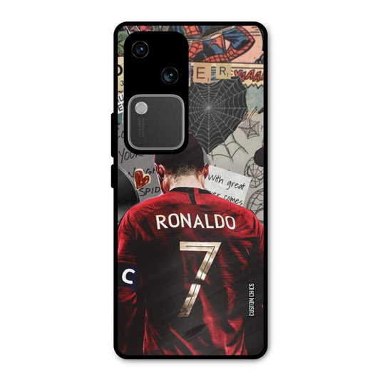 Ronaldo Comic Vivo V30 Mobile Back Cover - Sports PrintShield Case
