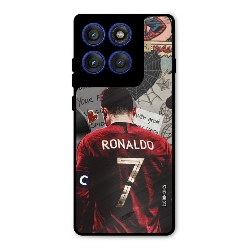 Ronaldo Comic Motorola Edge 60 Pro Mobile Back Cover - Sports PrintShield Case
