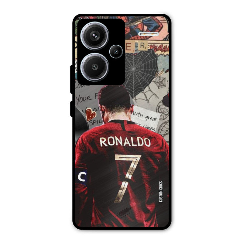 Ronaldo Comic Redmi Note 13 Pro Plus Mobile Back Cover - Sports PrintShield Case