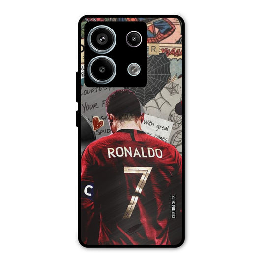 Ronaldo Comic Redmi Note 13 Pro 5G Mobile Back Cover - Sports PrintShield Case