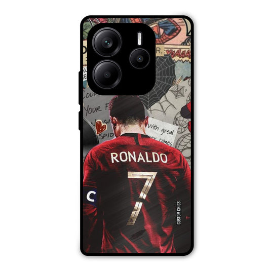 Ronaldo Comic Redmi Note 14 Mobile Back Cover - Sports PrintShield Case