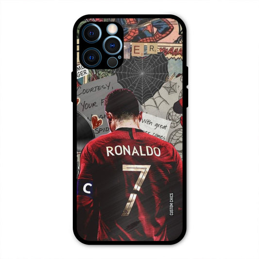 Ronaldo Comic  iPhone 12 Pro Mobile Back Cover - Sports PrintShield Case