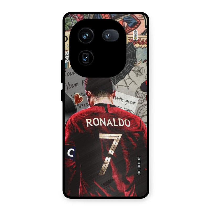 Ronaldo Comic iQOO 12 Mobile Back Cover - Sports PrintShield Case