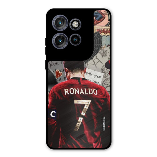 Ronaldo Comic Motorola Edge 50 Neo Mobile Back Cover - Sports PrintShield Case