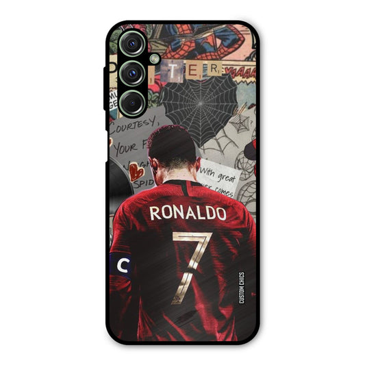 Ronaldo Comic Samsung Galaxy M34 Mobile Back Cover - Sports PrintShield Case